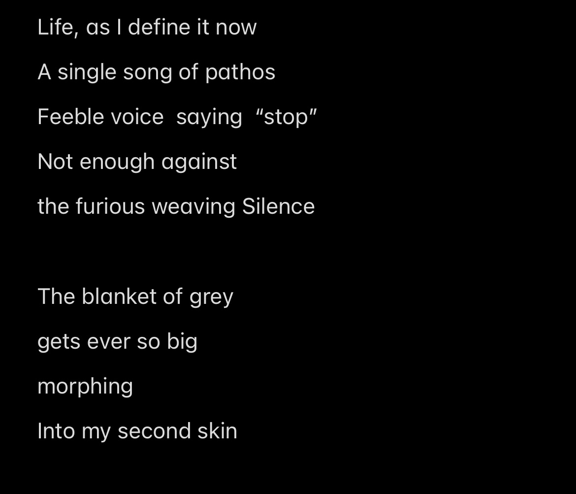 Edges of loneliness blanket