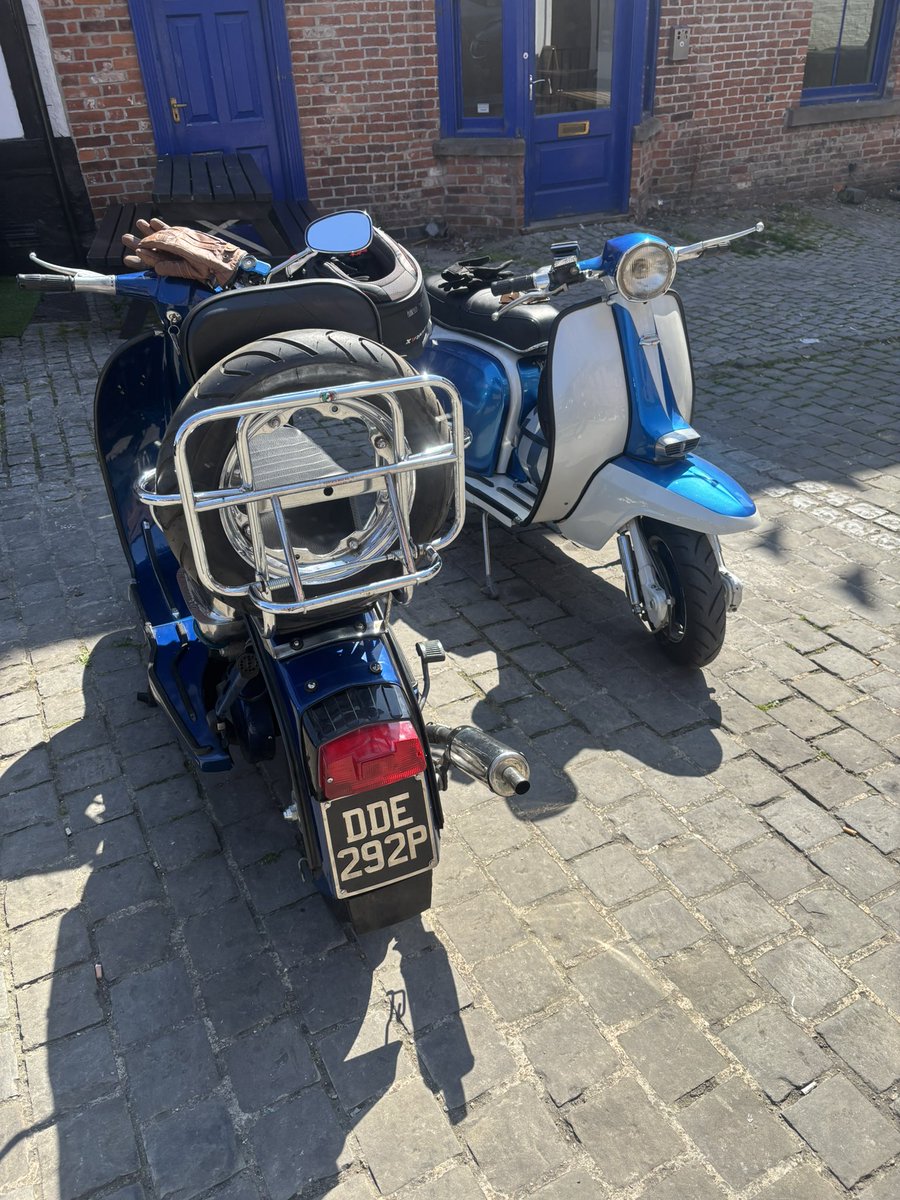 Ashbourne on a beautiful Sunday morn, #scooteringlife