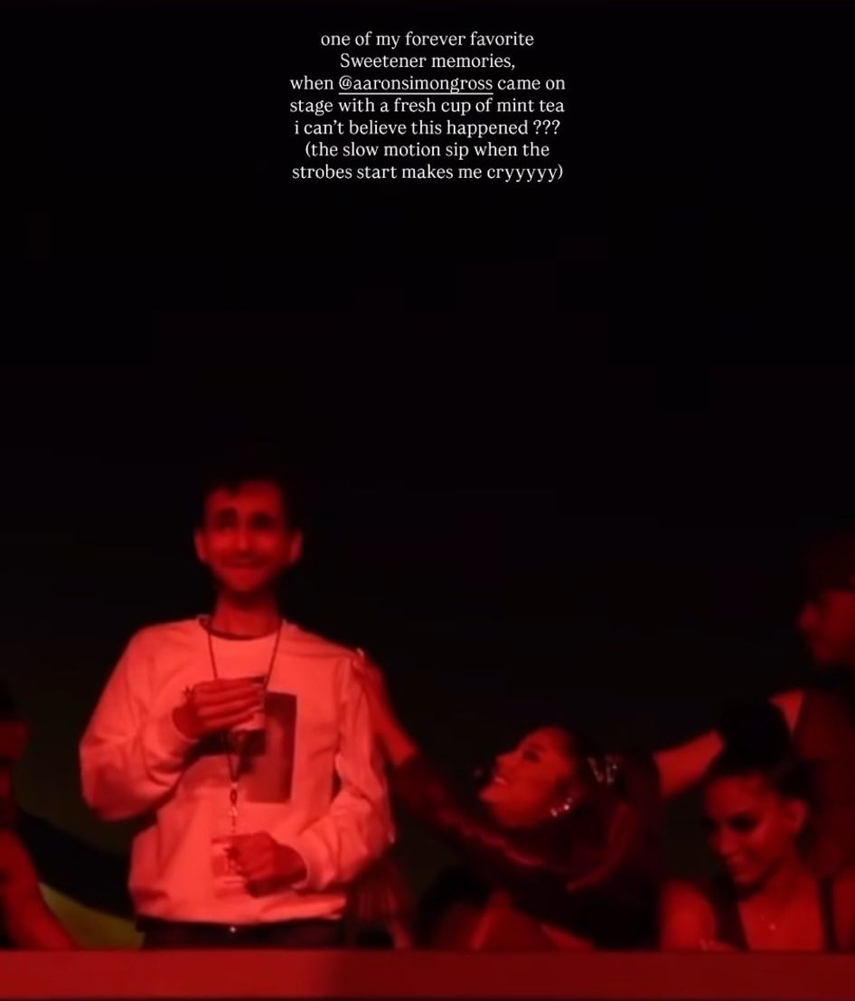 she still remembers sweetener tour exists????? omfg?????