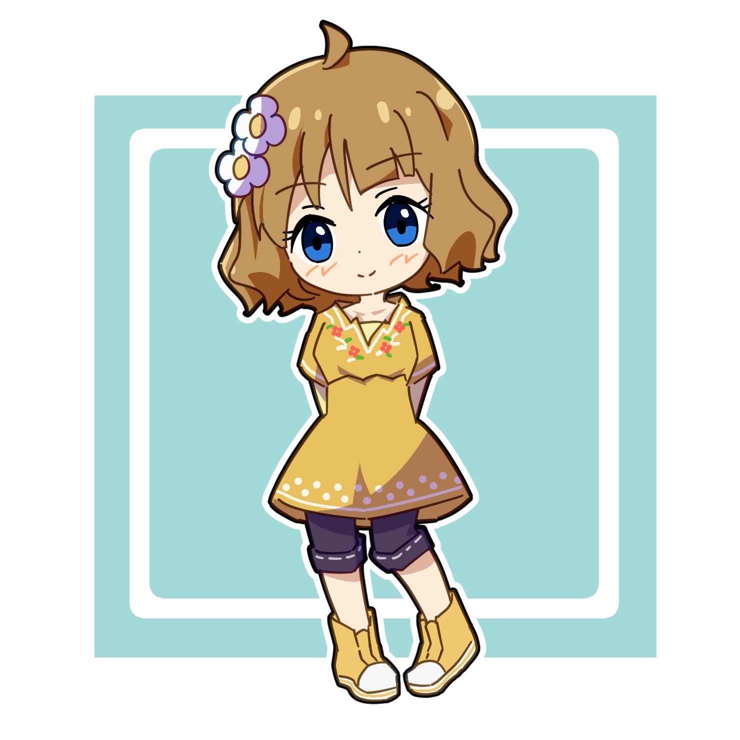 桃子　ダンゴ　子だくさん　ドローイング　イラスト　ペット 桃子 ダンゴ 子だくさん ドローイング イラスト ペット 桃生ぴこ