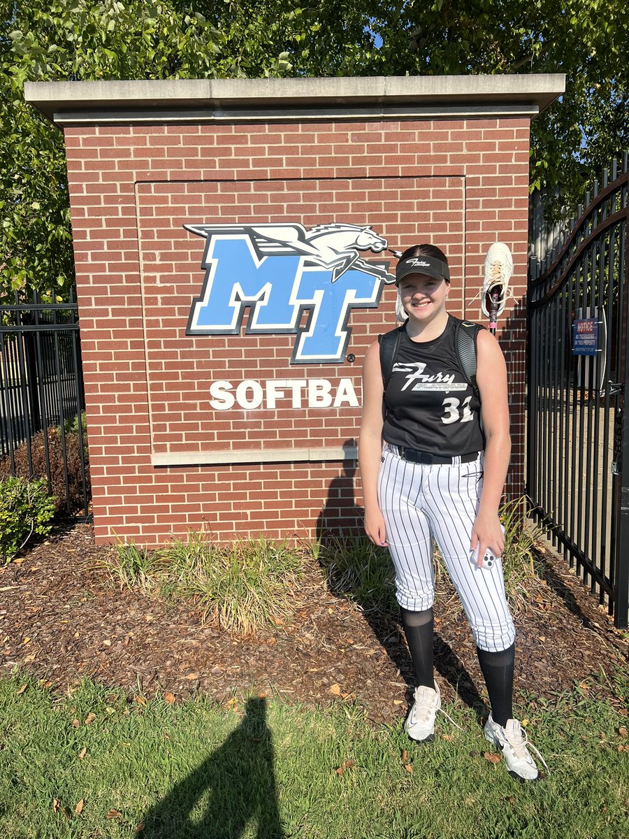 Mackenzie Smith (@mackenzies_2027) on Twitter photo Very excited I had the opportunity to attend the <a href="/MT_Softball/">Middle Tennessee Softball</a> camp yesterday! It was such a positive experience, and I truly appreciate the time and effort the coaches and players put in. 🥎 #ClassOf2027 <a href="/JBMTSUsoftball/">Jeff Breeden</a> <a href="/Bbrentz7/">Bryce Brentz</a> <a href="/GretchenMead27/">Coach Gretchen</a> <a href="/BethuneLilly/">Lilly Bethune</a> <a href="/furyplatjohnson/">TN Fury Platinum Johnson 26/27</a> Very excited I had the opportunity to attend the <a href="/MT_Softball/">Middle Tennessee Softball</a> camp yesterday! It was such a positive experience, and I truly appreciate the time and effort the coaches and players put in. 🥎 #ClassOf2027 <a href="/JBMTSUsoftball/">Jeff Breeden</a> <a href="/Bbrentz7/">Bryce Brentz</a> <a href="/GretchenMead27/">Coach Gretchen</a> <a href="/BethuneLilly/">Lilly Bethune</a> <a href="/furyplatjohnson/">TN Fury Platinum Johnson 26/27</a>