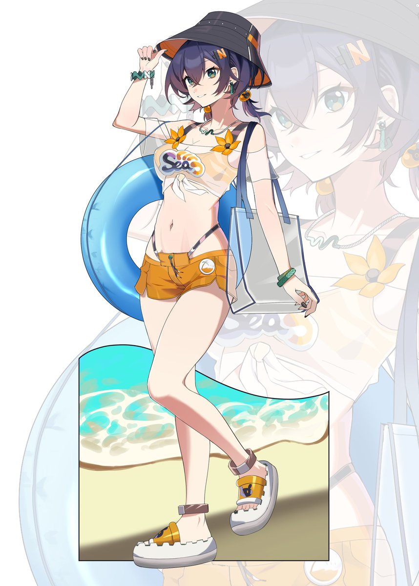 水着リン描きました！
#zzzero  #ゼンゼロ