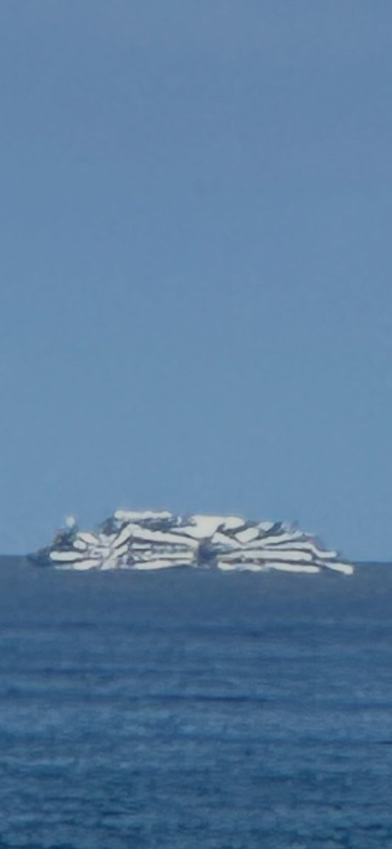 Strange vessel  accompanied by tugs.
Any ideas?
Craster 17.08.25  15.40 Heading north