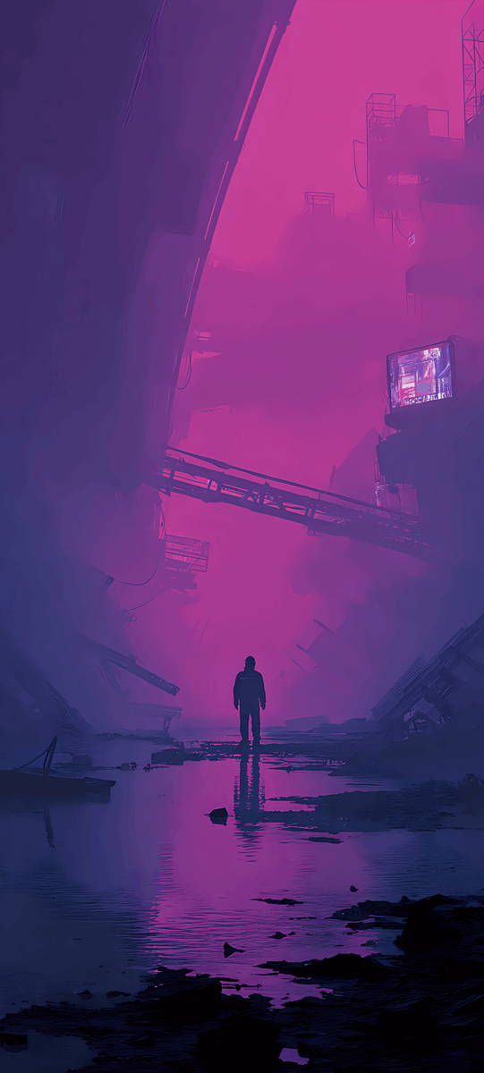 404images's tweet photo. Midnight Lament in the Flooded Metro 4K Phone Wallpaper ๐งฌ
Tap & Hold >> Load in 4K
#vhsstyle #dystopian #neonlights #urbanruins #wallpaper https://t.co/OJ1qkIy2RG