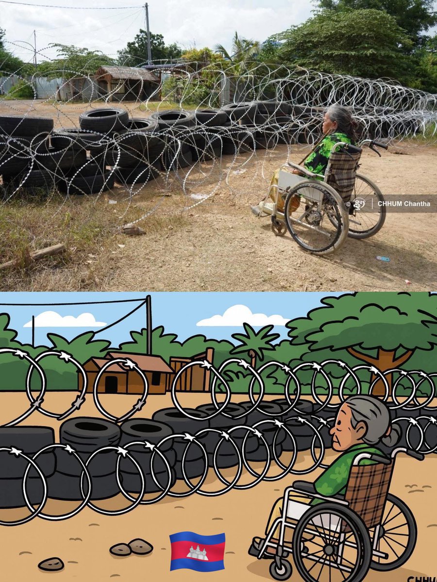 Is it fair that Thailand, a bigger and richer country, seizes land Cambodia has lived on for decades—this is aggression and an act of trampling a smaller nation.

#JusticeForCambodia 
#CambodiaNeedPeace