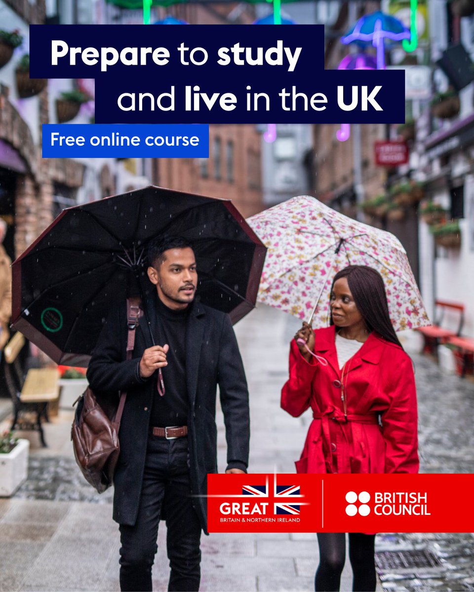 Preparing for your studies at a UK university? Sign up for Study UK’s free online course to get everything you need to know before you start. Register: futurelearn.com/courses/prepar…