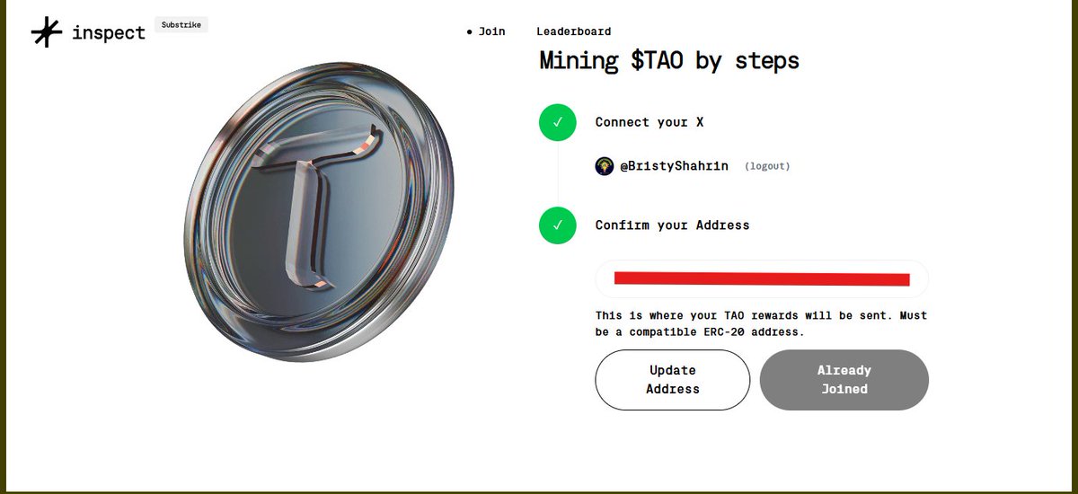 JOINING OK $TAO #TAO KEEP MINING