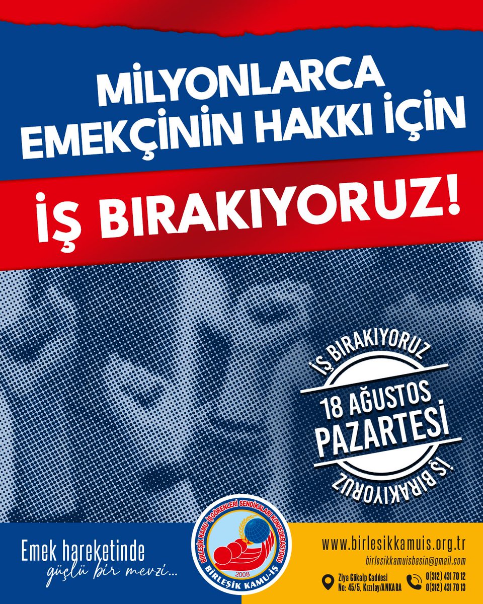 kamuiskonf's tweet photo. Milyonlarca emekçinin hakkı için #SefaletTeklifineCevabımızGrev https://t.co/VGSBhfLUVt