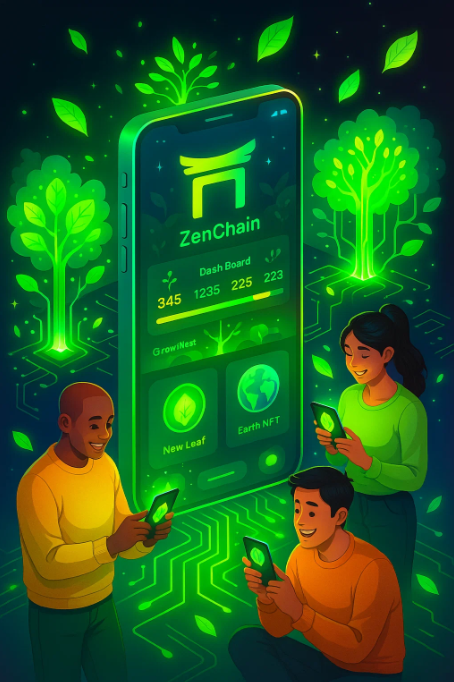 Introducing #EcoSoul – the dApp that turns your eco-actions into crypto rewards! 🌱
✅ Track sustainability efforts
✅ Earn $ZEN &amp; tradable carbon credits
✅ Gamified impact with Dynamic NFTs
Building on <a href="/zen_chain/">ZenChain</a> to bridge #DeFi and real-world change
#ZendAppsIdea <a href="/ZenChainFam/">ZenCommunity</a>