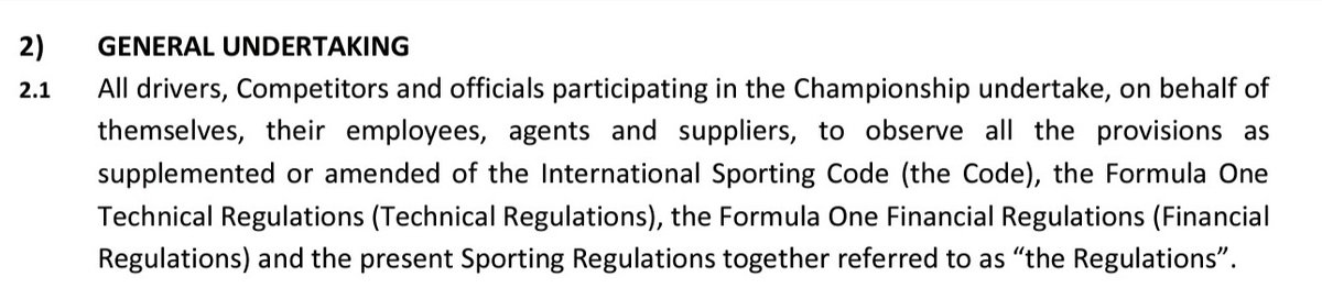 It amazes me that some people genuinely believe that @FIA are so incompetent that they create a set of regulations that allow the Race Director to make up the safety car unlap rules to get a race started more quickly, at the expense of sporting fairness to all Competitors.

The