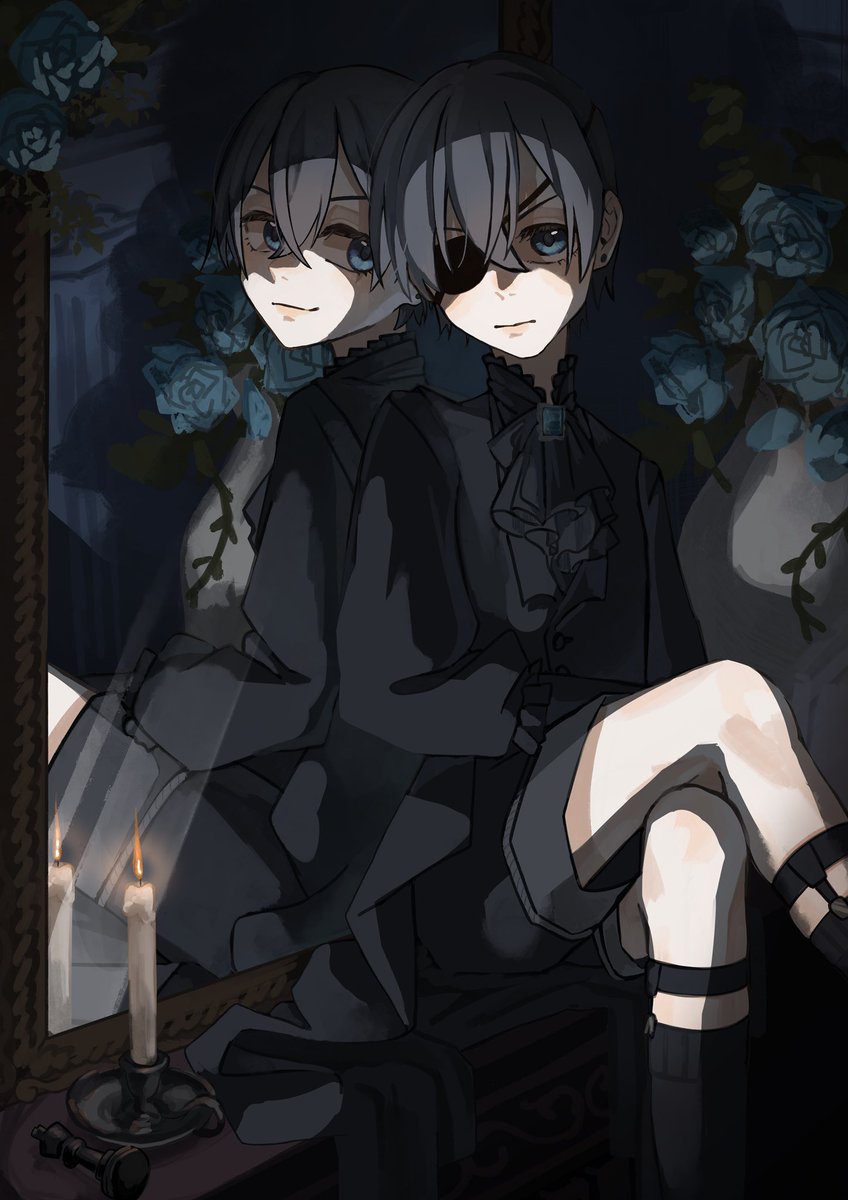 st_ray_seep's tweet photo. 🪞
 #黒執事ファンアート https://t.co/VHEyc5gpW4