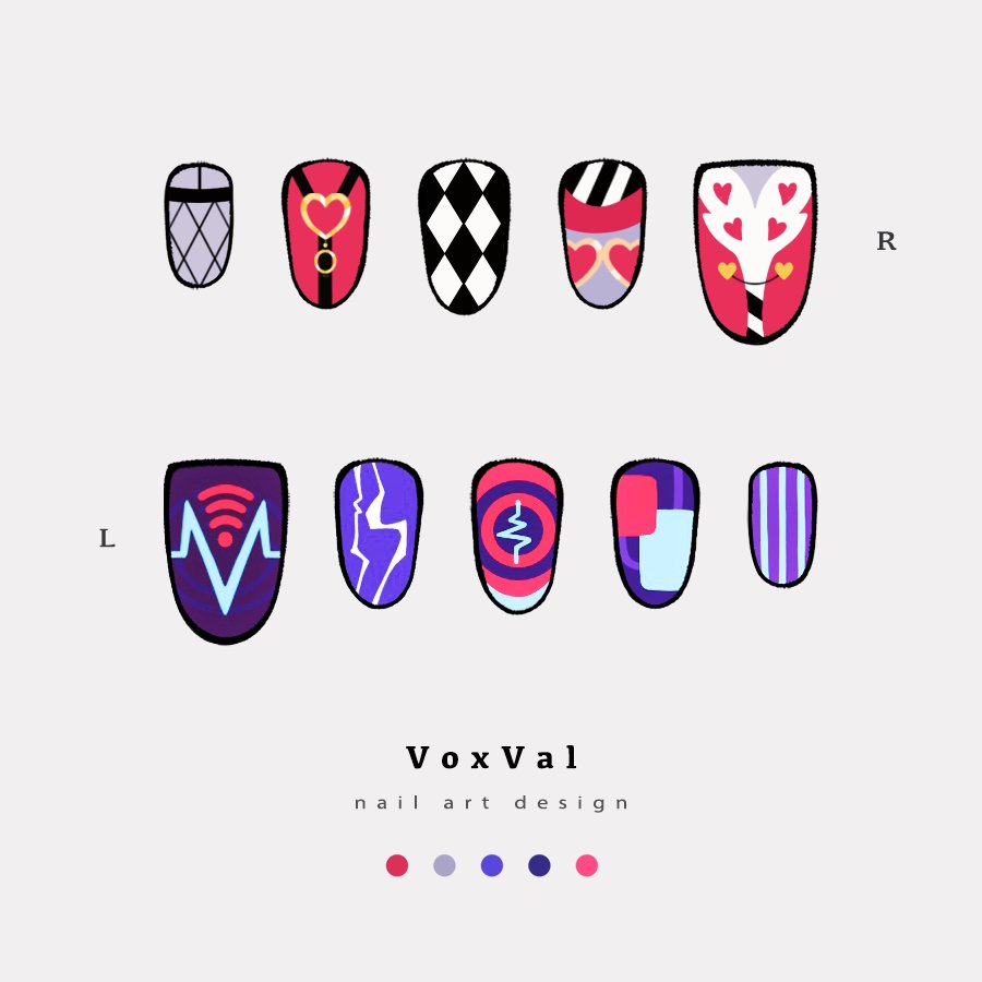 I didn't make that much of a change 
but here's the VoxVal design🙌
#VoxVal #HazbinHotel