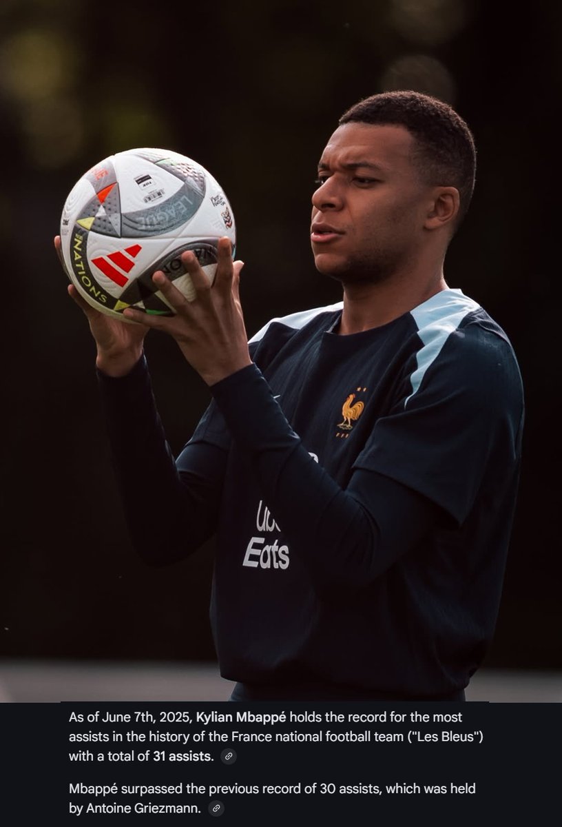 It's a psg fan, so their stupidity is not a surprise.
Kylian Mbappé for France