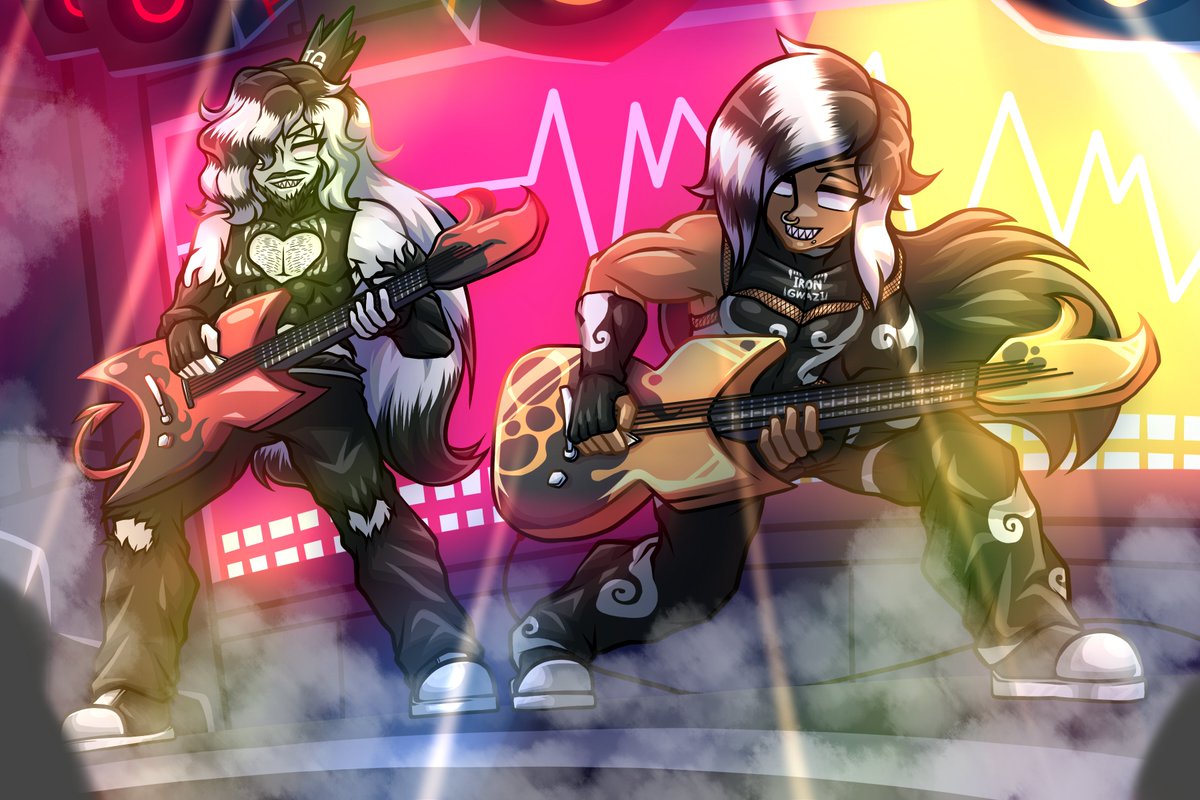 🪩🎸🪩Thank you for commission🪩🎸🪩
Commission from <a href="/lilsnowkit/">🐾💙Technokit101💙🐾</a>