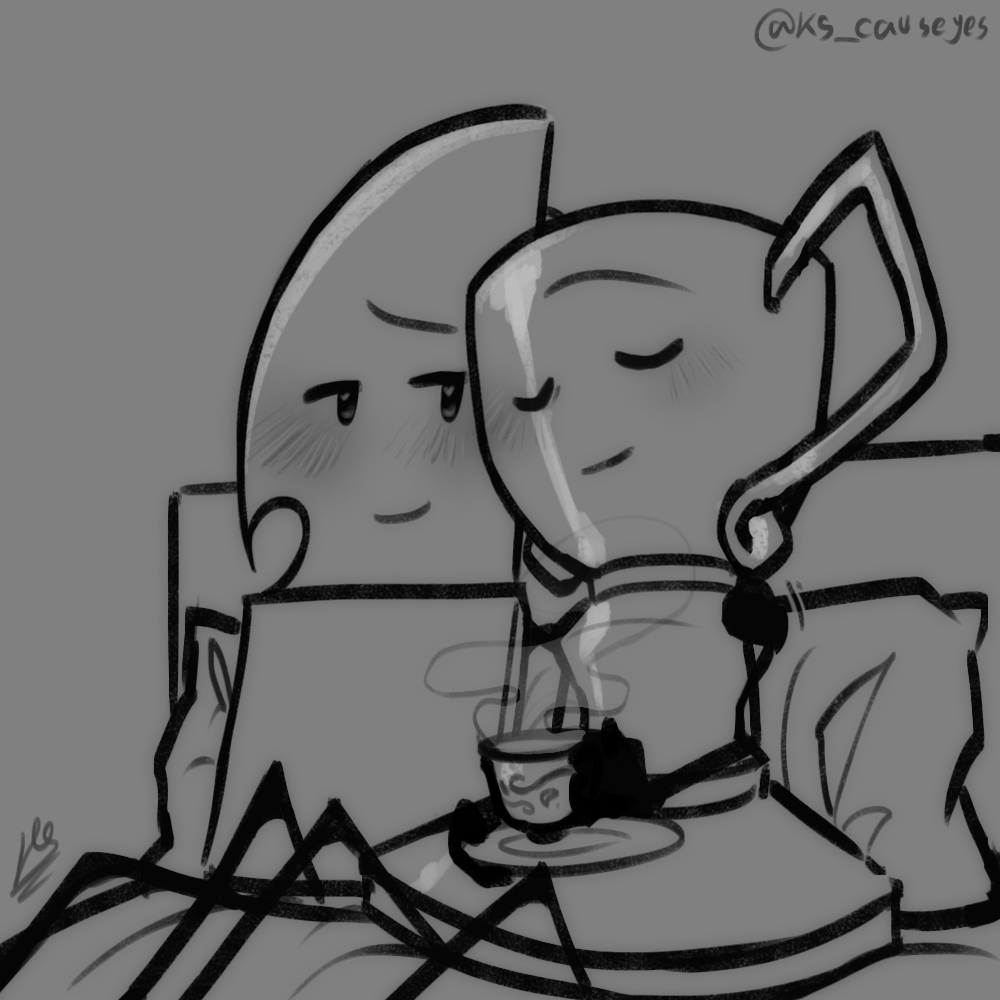 // Trife

If you know the fic you know
#inanimateinsanity #Knifeii #trophyii #trife #osc #objectshowcommunity