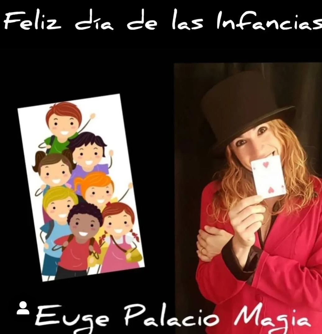 EugeMagia's tweet photo. ✨ ¡Feliz Día de las Infancias! ✨
Hoy celebramos la magia más pura: la de los niños, sus risas, sueños y esa chispa que ilumina el mundo. 🎩💖  
Que nunca dejen de creer en lo imposible… porque, como bien saben, ¡la magia existe!🎇  
#FelizDíaDeLasInfancias #magaargentina https://t.co/JTkz4UuQ81