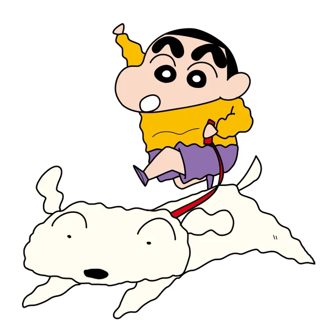 クレヨンしんちゃん原作35周年イラストを原作40巻～50巻ぐらいの臼井儀人先生をイメージして描いてみました