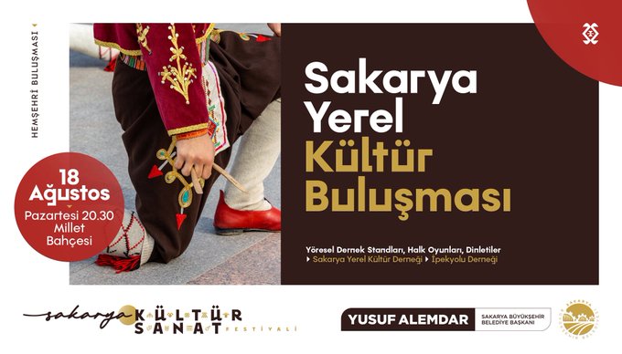 Sakarya Kültür Sanat Festivali Başlıyor