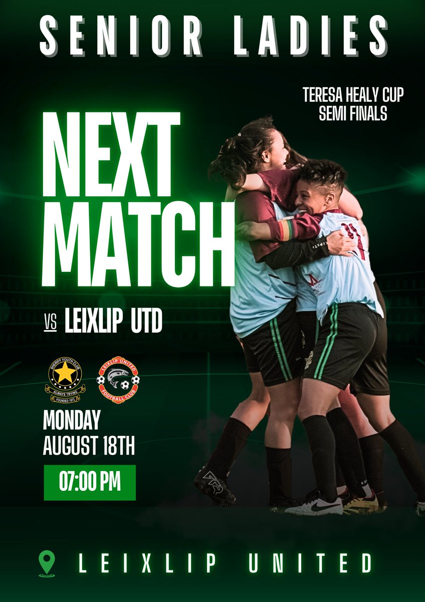 Big game for our senior ladies tomorrow evening semi final of the Teresa Healy Cup, if you can get out to support the ladies please do 🇳🇬

The best of luck to all the ladies 🇳🇬

Yup da Sheriff 🇳🇬