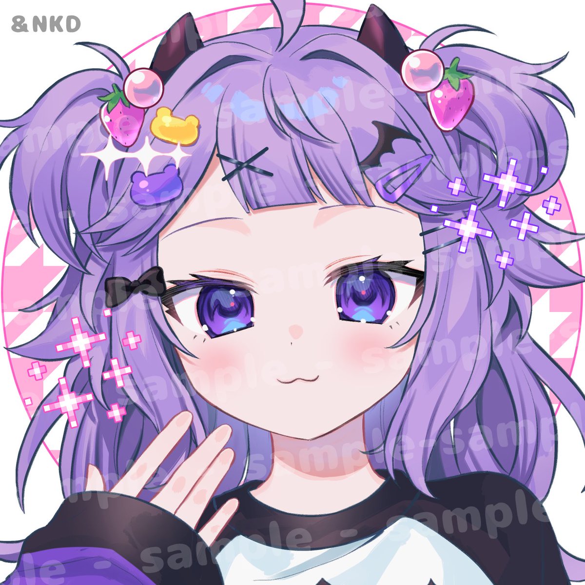 ご依頼で描かせていただきました🍓✨ #有償依頼 #Commission