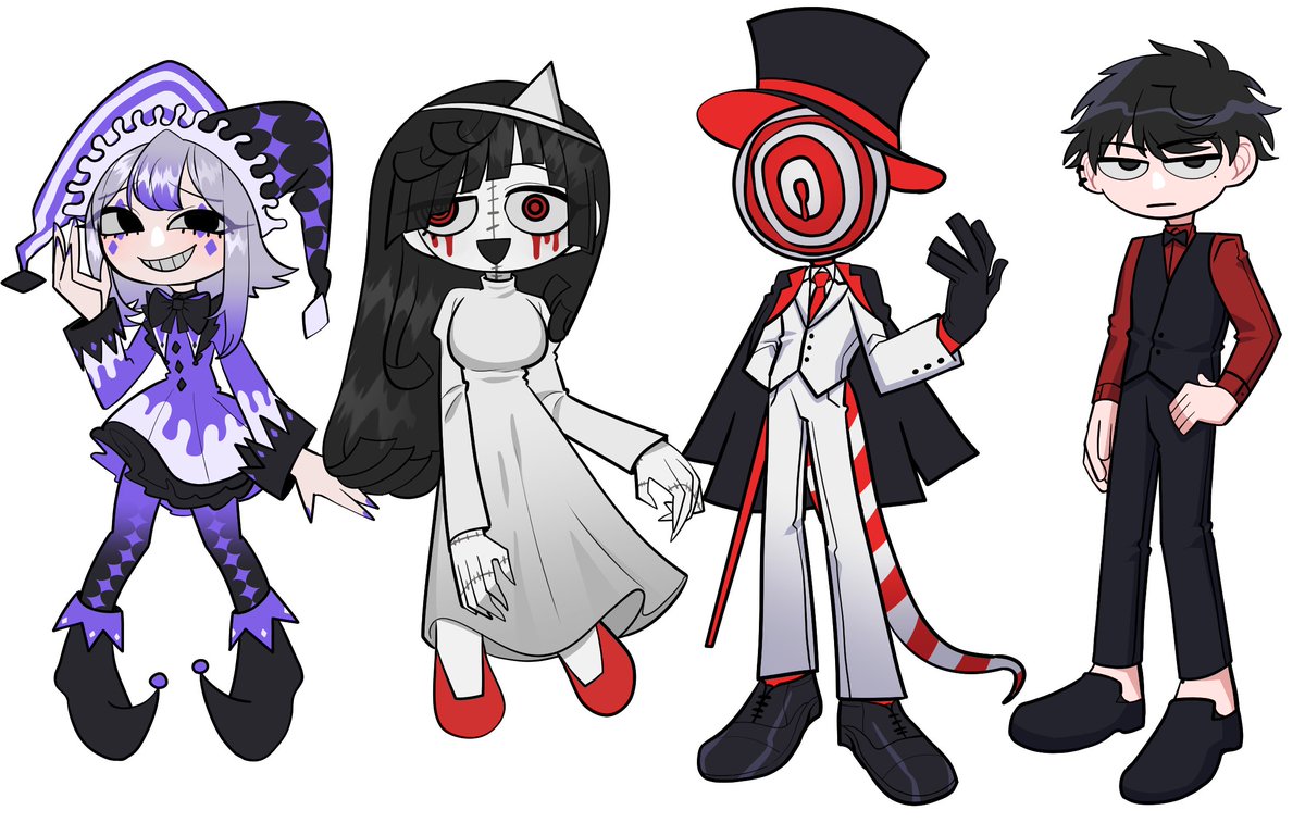 mume0707's tweet photo. My Visual Novel Character Designs😳 https://t.co/1dWEUpaAhv