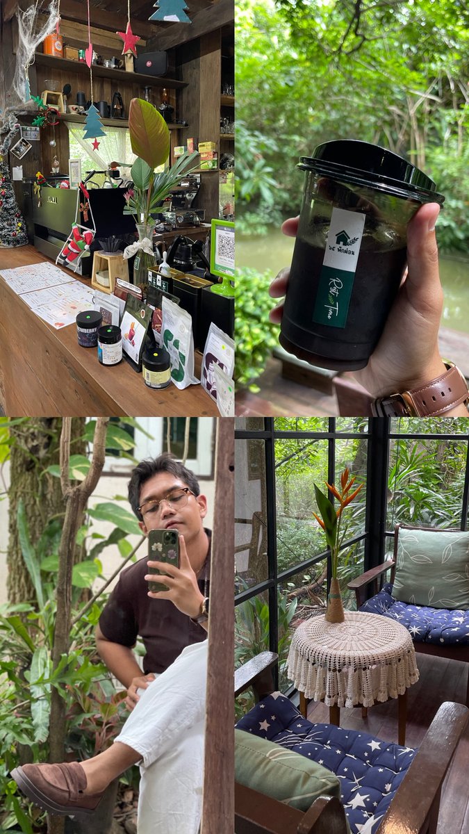 whoisagoodguy's tweet image. หัวหน้าบอกให้ไปพักผ่อนบ้าง ก็เลยรีบขับรถมาที่ร้านเลย เป็นร้านที่โคตรร สบาย ชิลมากจริงๆเหมาะกับการไปพักผ่อน ปล่อยเวลาให้ไหลไปช้าๆ เหมือนอยู่บ้าน 🌳🪴🛣️ ขอบคุณกาแฟจากกิจกรรม #SugarMommyชวนดูดนม ด้วยงับที่ส่งให้น้องกู้ดได้มาพักผ่อนจริงๆสักที🙏🏼🥹✨ #65พักผ่อน #Resttime
