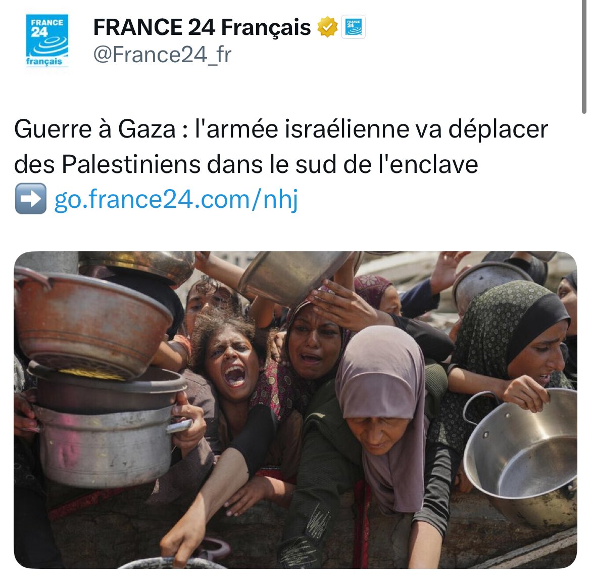 En français on dit « déporter »
➡️ go.france24.com/nhj