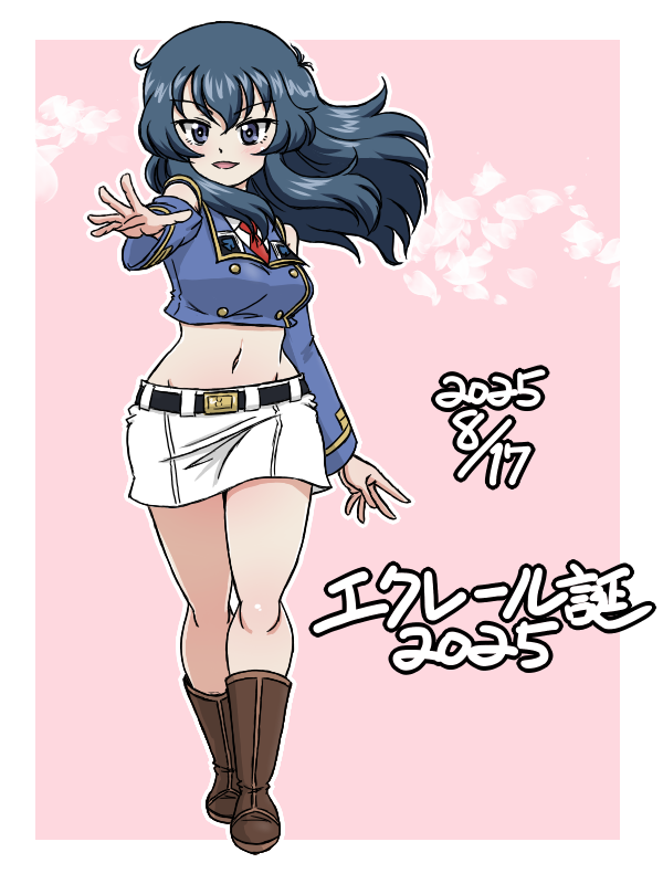 kurageruge3's tweet photo. #エクレール生誕祭2025 
#エクレール生誕祭　
#江呉麗佳生誕祭2025　
#江呉麗佳生誕祭　
遅ればせながらエクレールさんお誕生日おめでとう！
マジノ女学園の夏用パンツァージャケットも考えてみましたけどお腹冷やさない様にお気をつけて！ https://t.co/w3gSR1ptJv