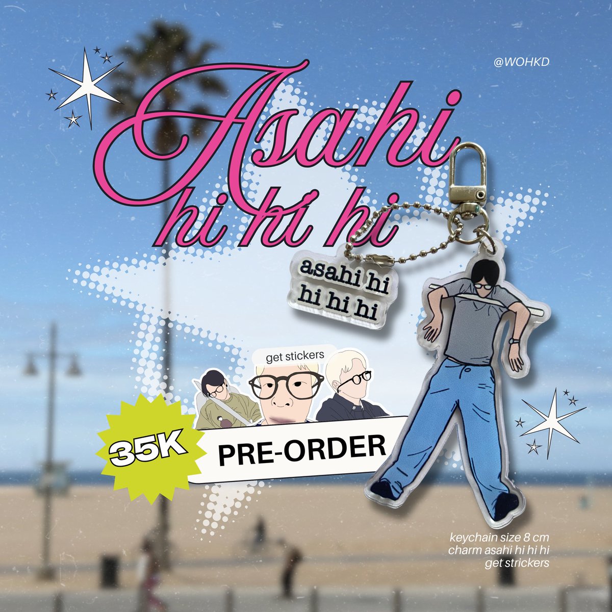rt and like are appreciated 

OPEN PRE-ORDER "ASAHI hi hi hi" KEYCHAIN by @wohkd

IDR 35k / pcs
PO Close at 23 Aug 25
Link gform: forms.gle/9KUmSEJb27ndPh…