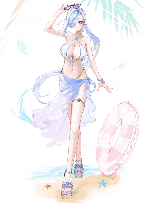サマー!な申鶴さん #申鶴 #shenhe
