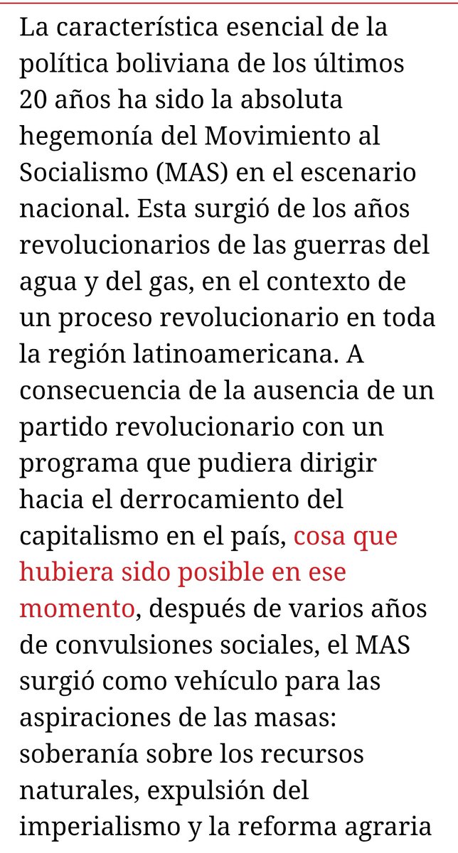 marxistJorge's tweet photo. Elecciones en Bolivia: 20 años de gobierno del MAS dan para hacer un balance de la idea de la necesidad de desarrollar el "capitalismo andino-amazónico" como etapa necesaria previa para el socialismo,formulada por Álvaro García Linera. Artículo del Núcleo Comunista Revolucionario https://t.co/YsVZ8XZvqW