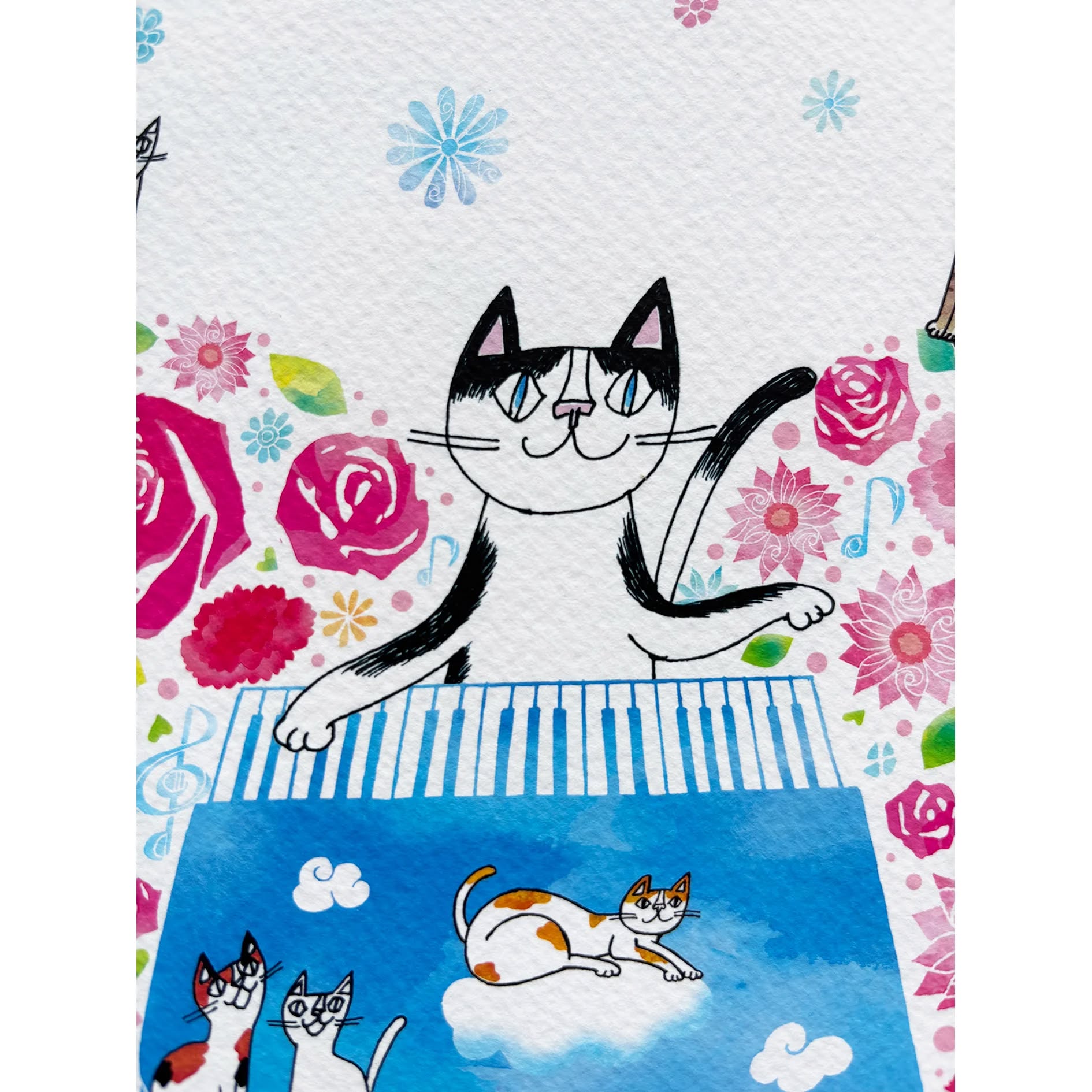 おかべてつろう 作品集「ここはわたしの咲く場所」玄光社