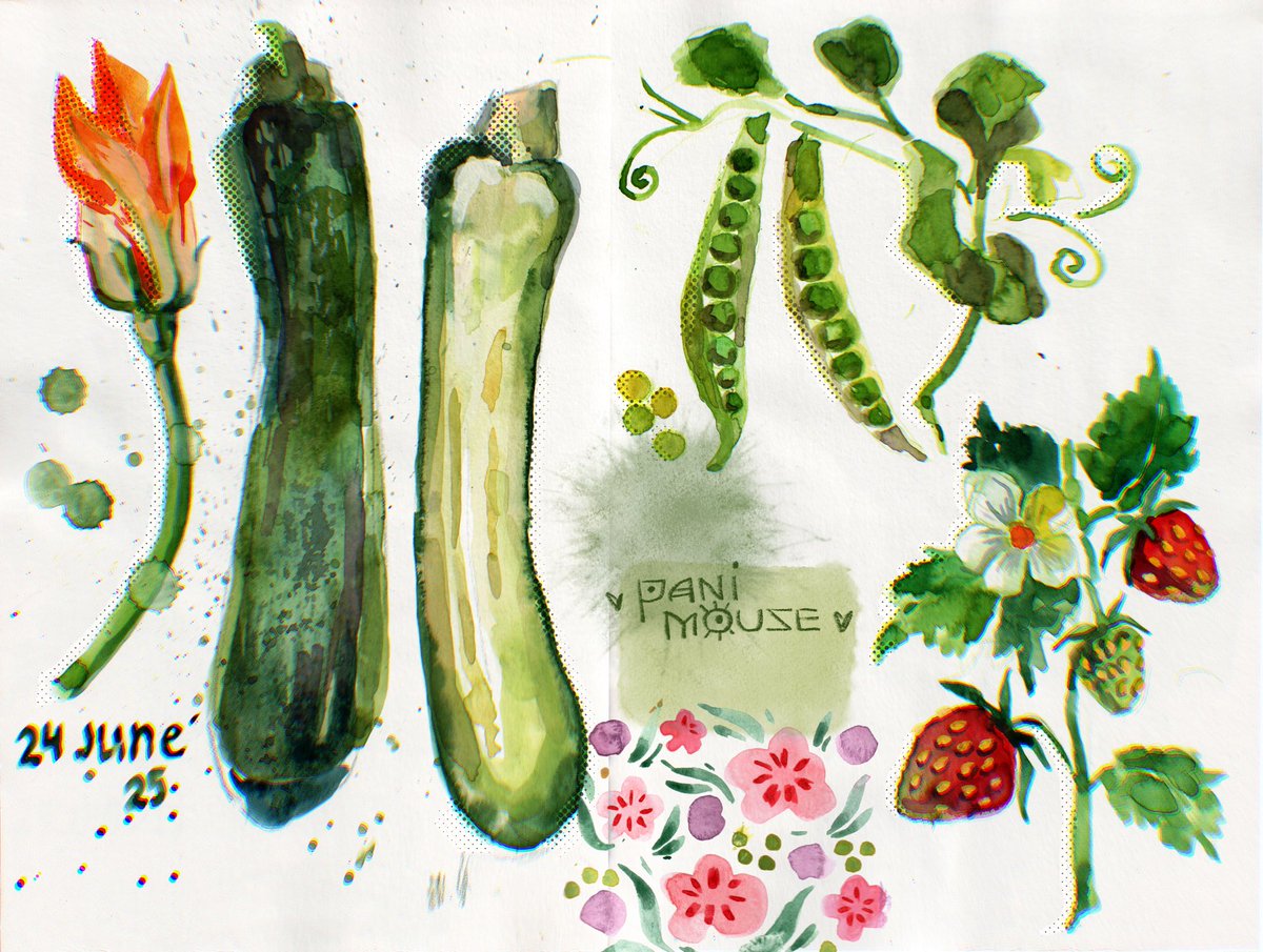 Сільські ніштяки в акварелі 💅🏻✨