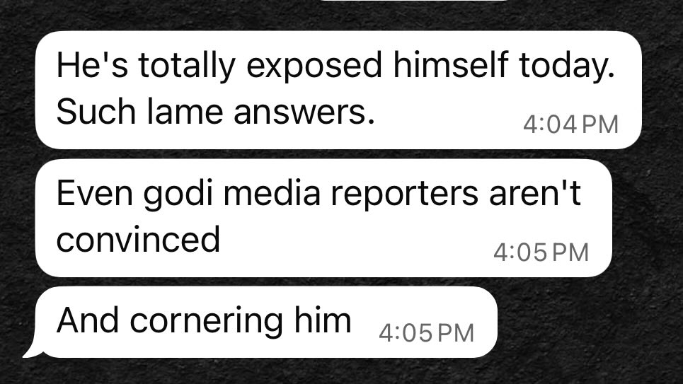From a journalist friend at the presser👇🏾