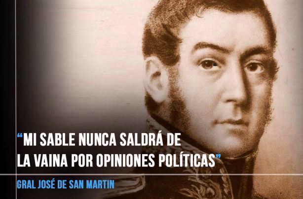Cuando hablan de grietas y violencia política, deberíamos escuchar al Padre de la Patria. 
Argentinos unamos nuestras coincidencias y limemos nuestras diferencias.