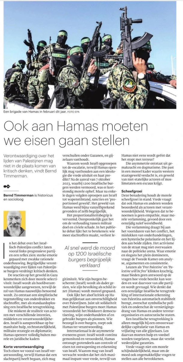 In Trouw: column van <a href="/BerndTimmerman/">Bernd Timmerman Ⓥ🌱</a>