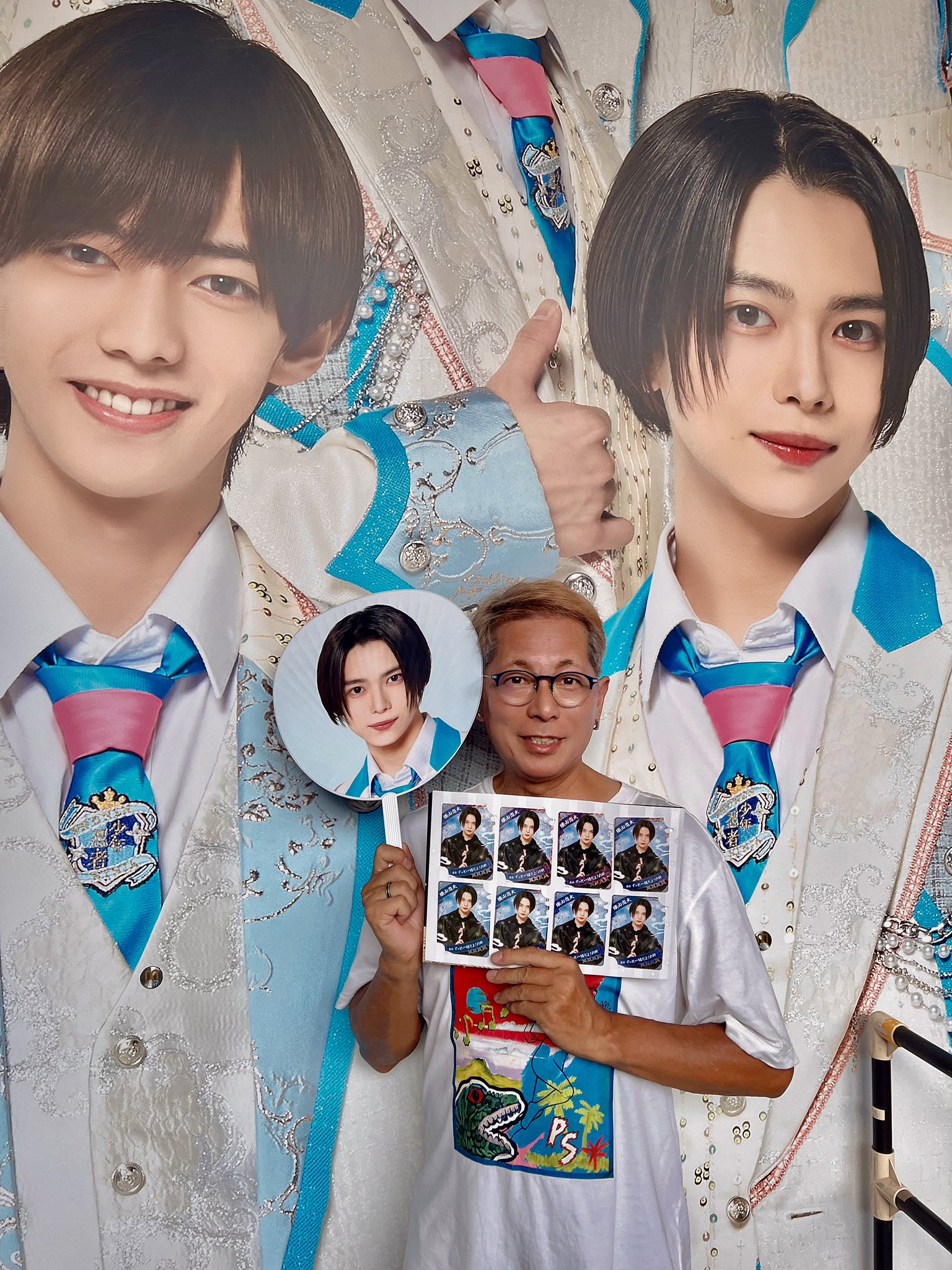 織山尚大 忍コレ ステッカー 織山尚大 忍コレクションカード 4枚