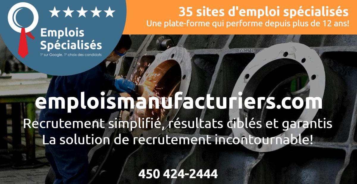 Offre d'emplois manufacturiers - Programmeur PLC emploismanufacturiers.com/fr/offre/36901… 

#jobsearch #emploiquebec #emploicanada #Jobs #emploi #emplois  
#ProgrammeurPLCSenior #PLC #Automatisation #EmploiManufacturier #EmploiMontréal