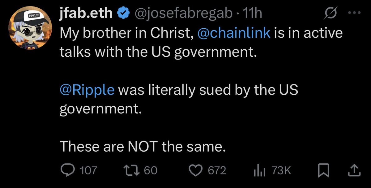 correction: @ripple fought the SEC on behalf of the entire industry to create a more level playing field for crypto. as a result, the whole industry should be grateful.

but alas.

these "wannabe" influencers will say anything in a desperate attempt to monetise their x accounts
