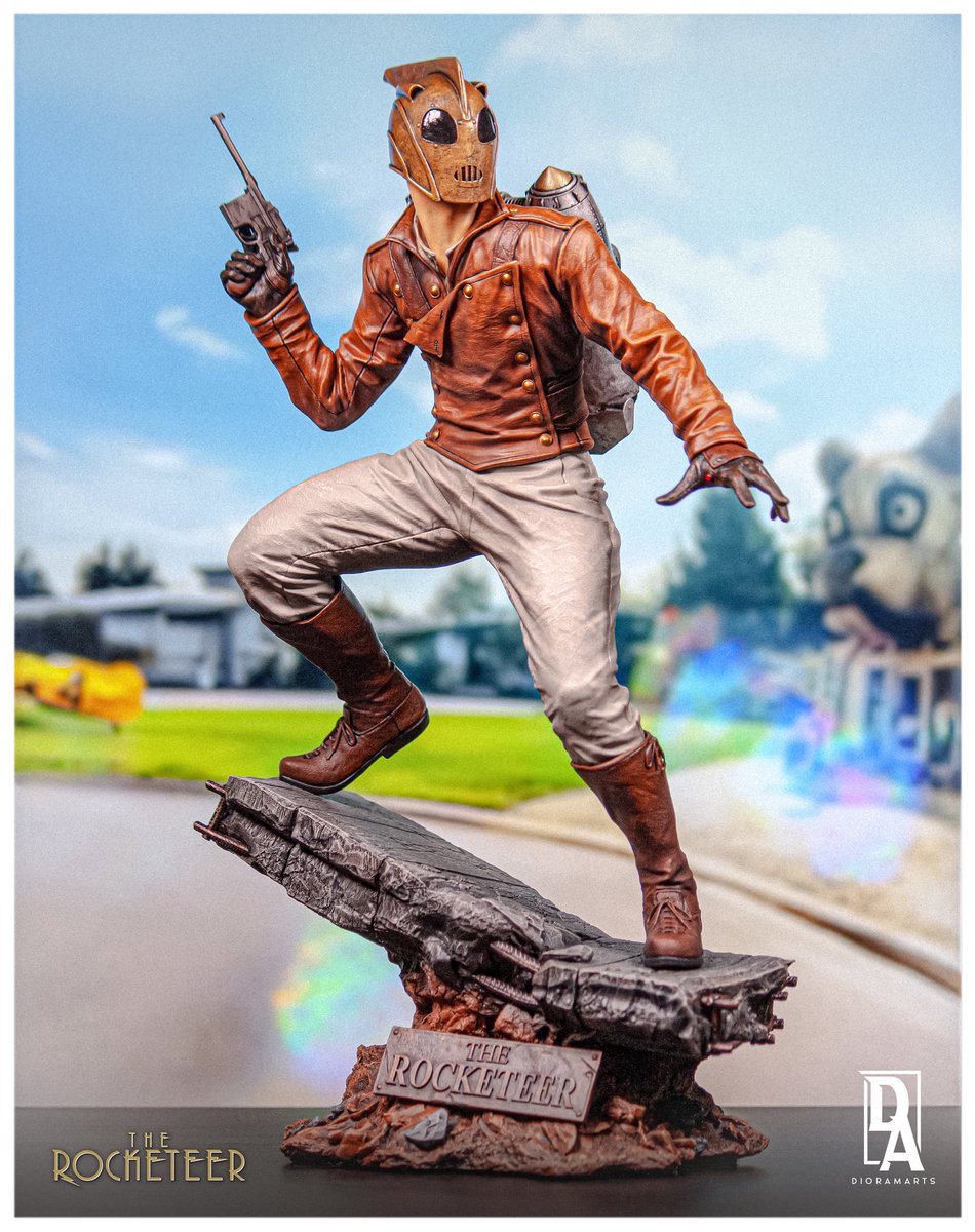 Retrographiks88's tweet image. Dernière impression ! 

Thème : The Rocketeer
Taille : 33cm
Résine : @sirayatech 
Peinture : à la main et aérographe
Durée : 20h environ
Photos : maison

Personne le verra sûrement mais bon, je poste par habitude, autres photos sur insta

#disney #therocketeer #3dprint #handmade