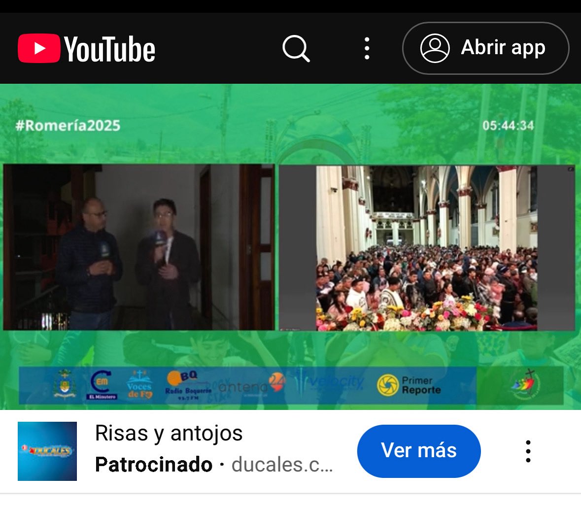 Puede seguir nuestra transmisión en vivo por YouTube youtube.com/live/7IFkiH6rv…