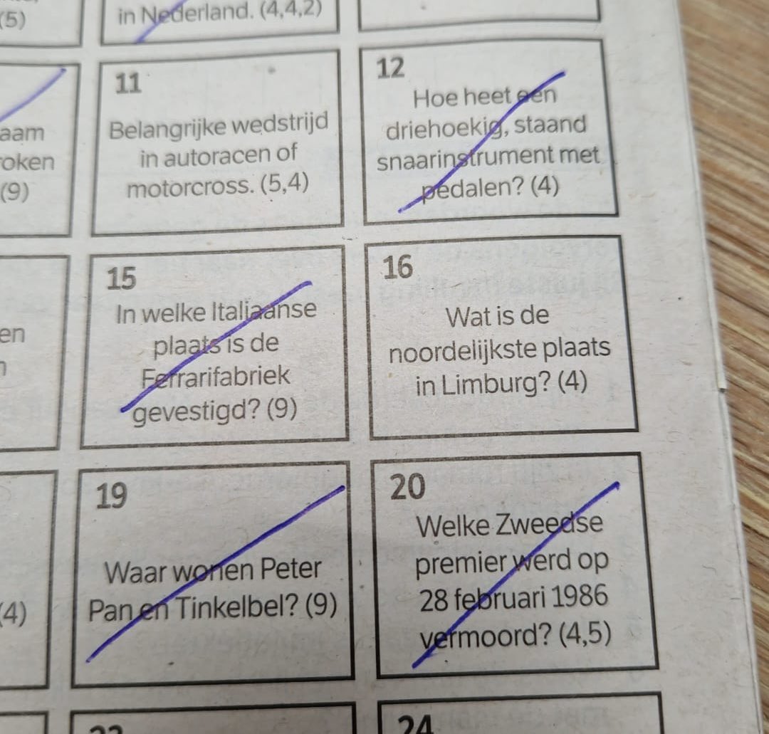 De meest noordelijkste plaats van Limburg is natuurlijk Molenhoek, maar daar denken ze bij de puzzelafdeling van het <a href="/ADnl/">AD.nl</a> schijnbaar anders over 😉😂 <a href="/MookenMiddelrNL/">Mook en Middelaar</a> #mook