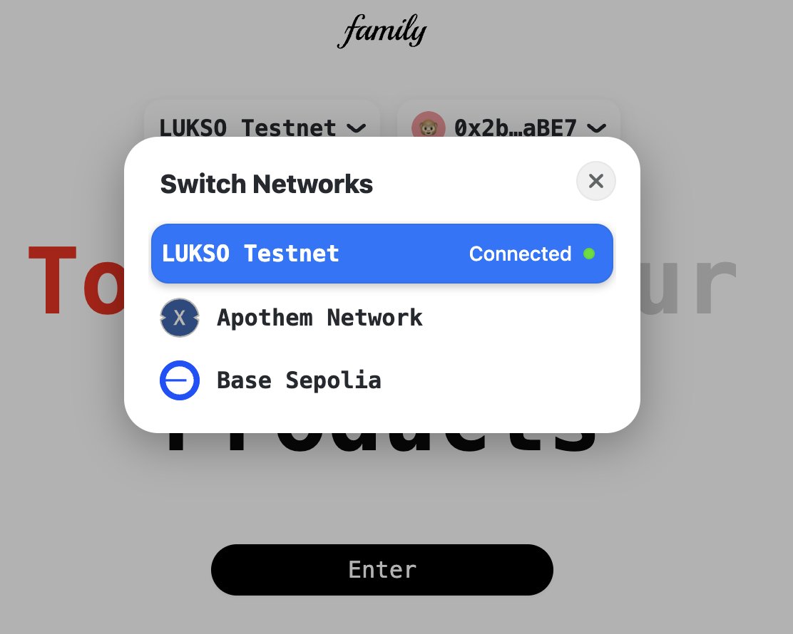 Hey 👪

We've been busy behind the scenes...

Soon™️ our <a href="/UniversalG00DS/">UniversalGoods</a> Open Beta will be available in $LYX / $BASE / $XDC

1⃣ Tokenise Physical Products
2⃣ Safely Buy+Sell w/ Escrow