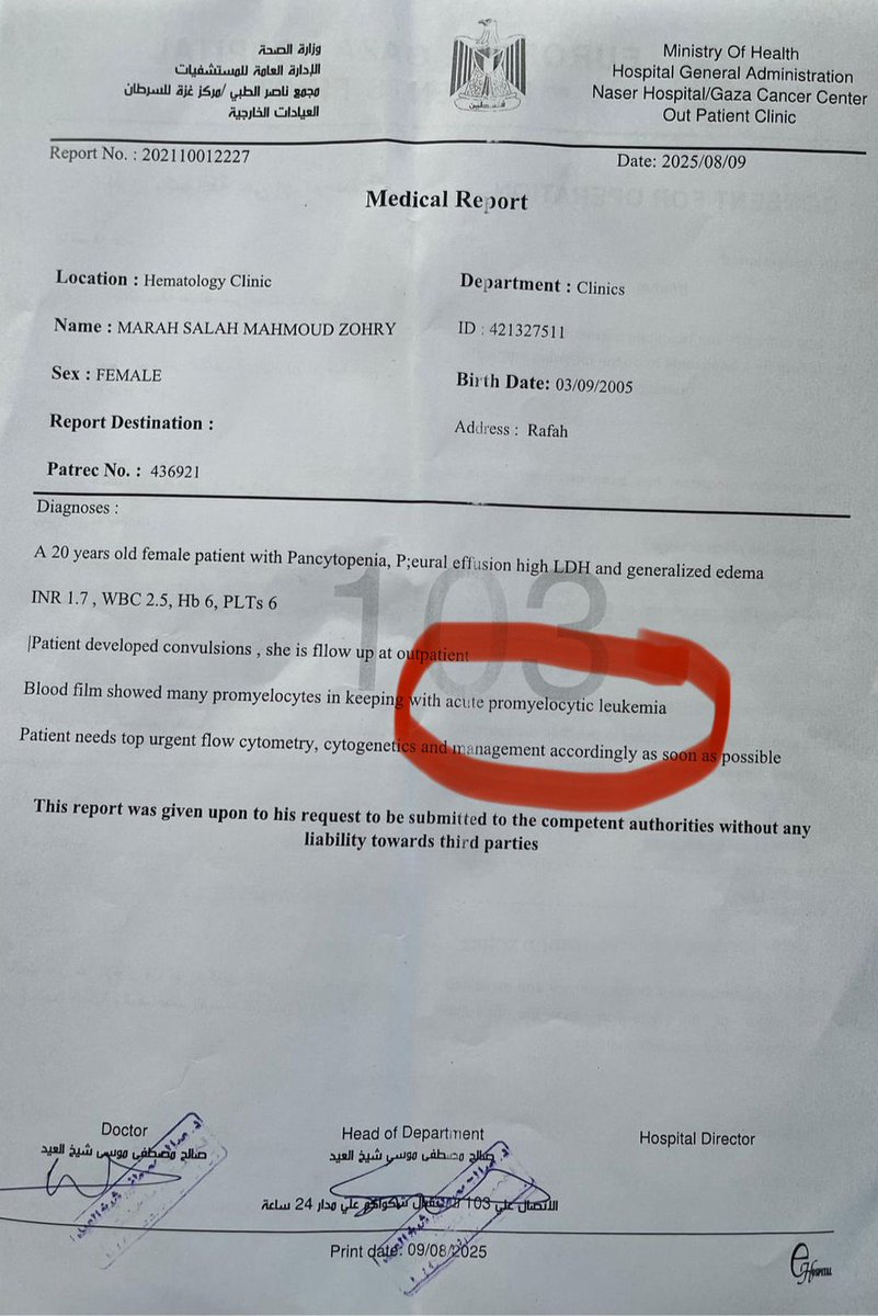 IsraelinSpanish's tweet photo. El titular de @BBCWorld: “desnutrición”. 
La realidad: “leucemia”.  

Esto no es periodismo. 
Esto es propaganda de Hamás. https://t.co/BVYmPqvxOi