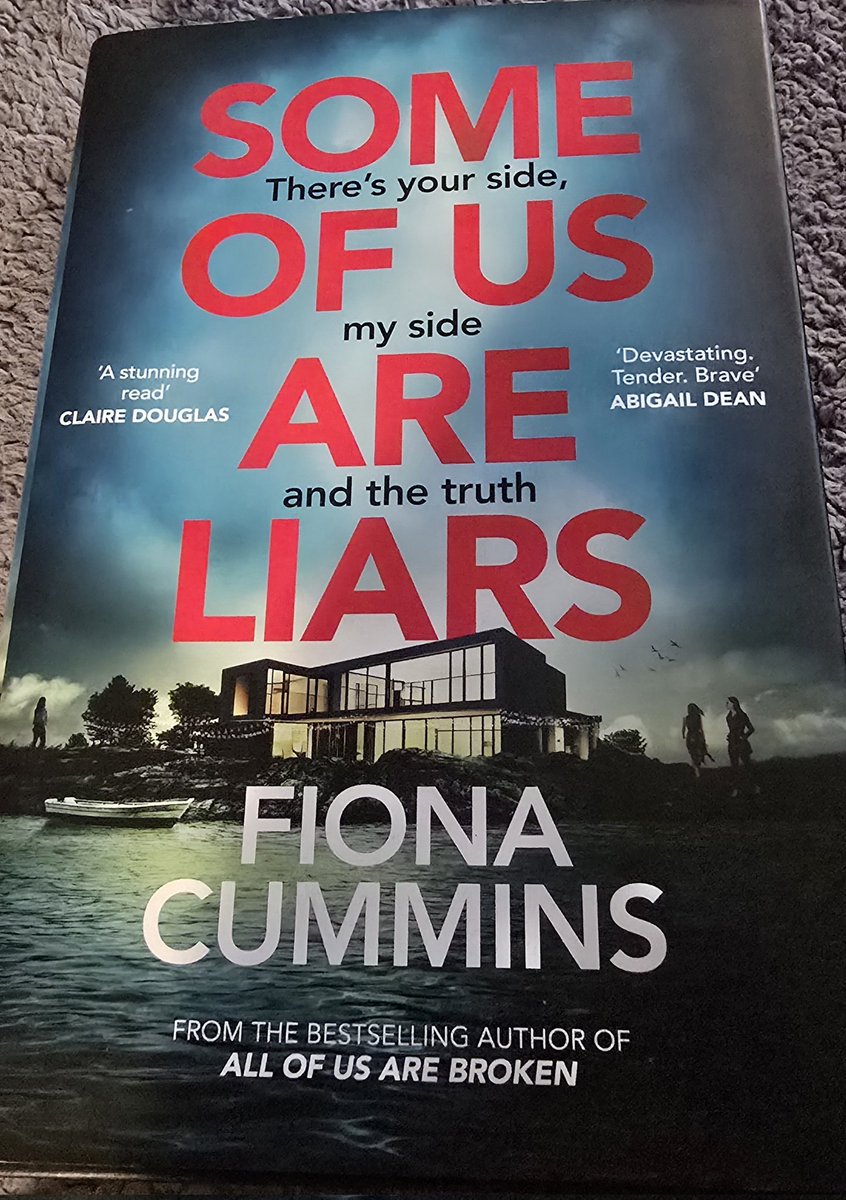 Oh my! SOME OF US ARE LIARS by the remarkable <a href="/FionaAnnCummins/">Fiona Cummins</a> is just jaw-dropping. It is so beautifully written with characters that break your heart. It is an absolute masterclass of tension and tenderness combined. The ending is so shocking but perfectly executed. 
⭐️⭐️⭐️⭐️⭐️