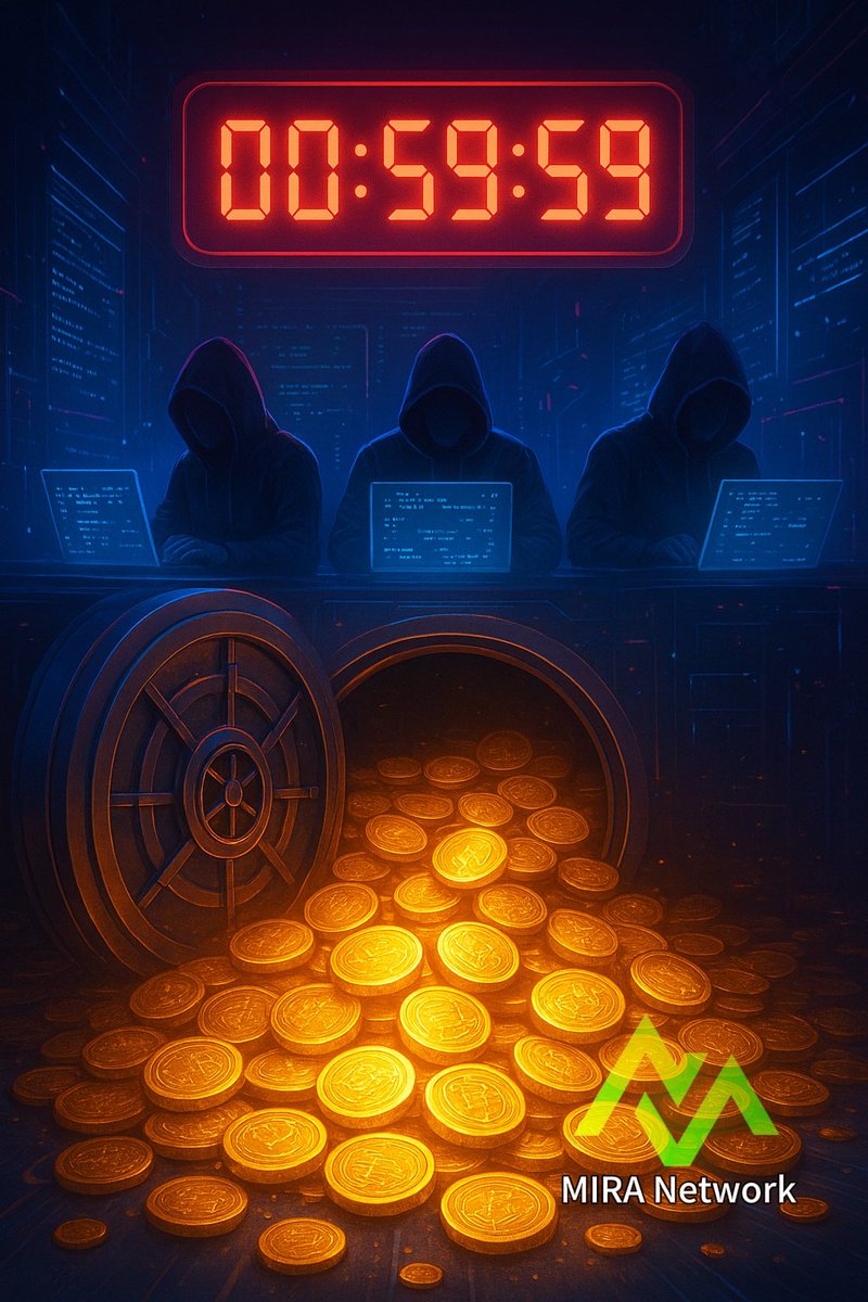 senitinomurphy's tweet photo. Every coin you donโt grab todayโฆ
someone else is accumulating more. ๐ฐ
Devs are preparing the big reveal.
Drop code + RT. Your future self will thank you ๐ฅ
#miranetworkevent #TripleMania #mira20 #BlockchainRevolution https://t.co/BF1riV5OCe