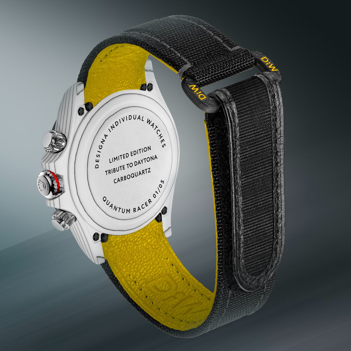 diw_watches's tweet image. DAYTONA RACER

Feather-light carbon. Bold yellow accents. Built for speed, engineered for control.

40 mm case. Cal. 4130 chronograph. 72h reserve. COSC-certified.

Precision that starts before the race begins.

Similar project:
designa-individual.com/en/watches/car…

#DesignaIndividual