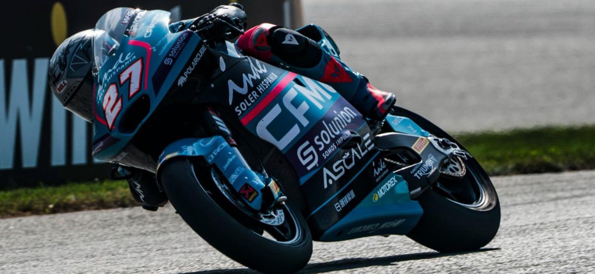 ¡Grande Dani Holgado! 🏍️💨 Con un carrerón, se lleva el segundo puesto en el GP de Austria, subiendo al podio justo detrás de Diogo Moreira. ¡A seguir brillando! 🔥 #Moto2 #GPAustria