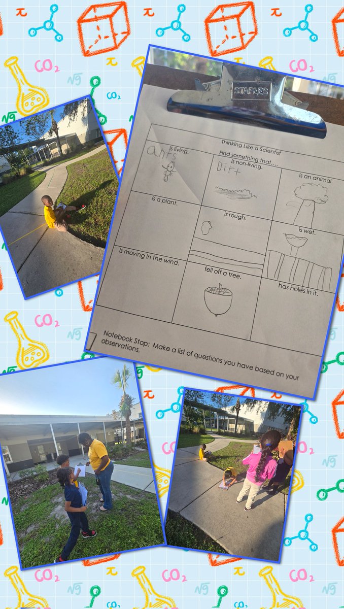 rolltidemama1's tweet photo. First science activity of the year. Think like a scientist using your fives senses to make observations! @oakparklions
@RyanMoodyHCPS  @AsyaCenatus @HCPSElemScience 
#elementaryscience
#thinklikeascientist 
#observationskills https://t.co/wwoGbsvbJR