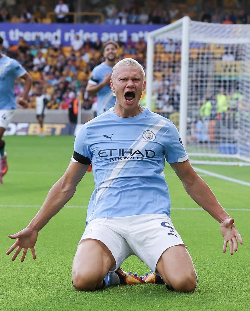 fcfratellanza's tweet image. 🔥 Erling Haaland just can’t be stopped - scoring in 4 straight Premier League openers! 👑⚡ #ManCity #PLGoals